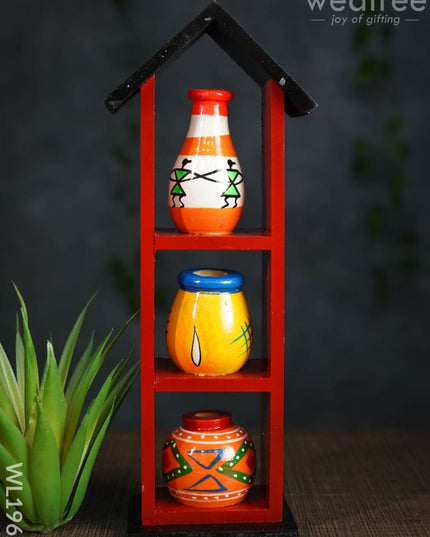 Channapatna Toys - Pot House (Small) Wl1962 Kids Utility