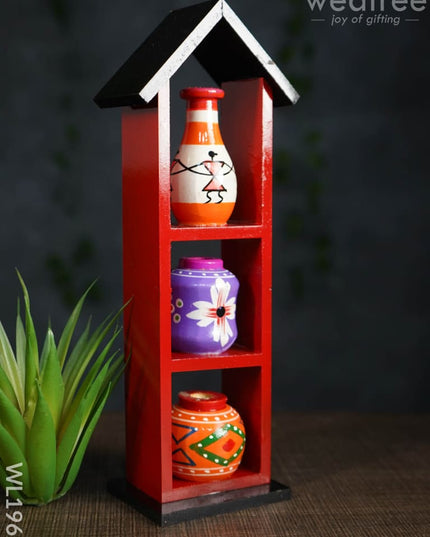 Channapatna Toys - Pot House (Small) Wl1962 Kids Utility
