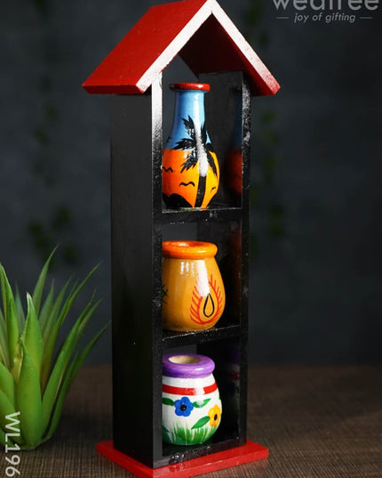 Channapatna Toys - Pot House (Small) Wl1962 Kids Utility