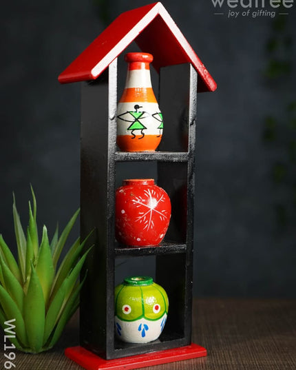 Channapatna Toys - Pot House (Small) Wl1962 Kids Utility