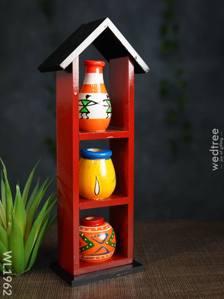 Channapatna Toys - Pot House (Small) Wl1962 Kids Utility