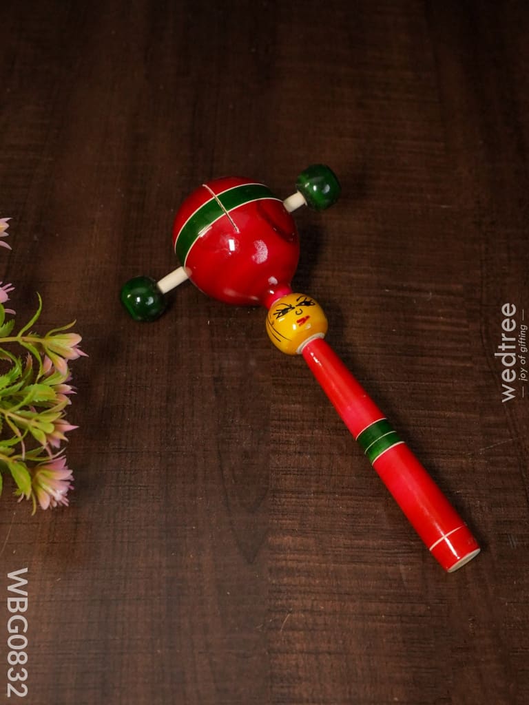 Channapatna Toys - Tik Tok Whistle Rattles Wbg0832 Kids Return Gifts