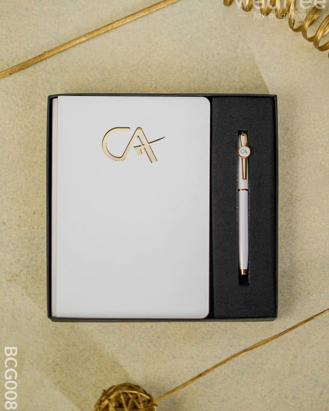 Chartered Accountant Diary With Metal Rollerball Pen - Bcg0087 Office Utility