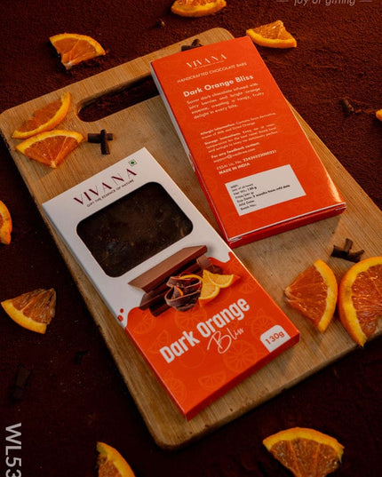 Chocolate Bar - Dark Orange Bliss - WL5342 - Chocolates & Cookies