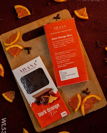 Chocolate Bar - Dark Orange Bliss - WL5342 - Chocolates & Cookies