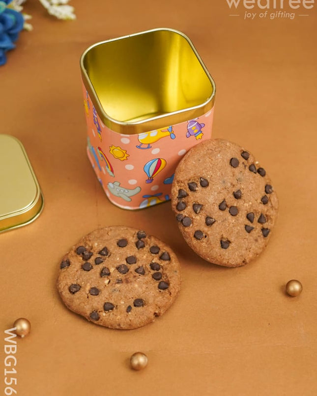 Chocolate Cookies With Tin Box - Wbg1561 Add-Ons