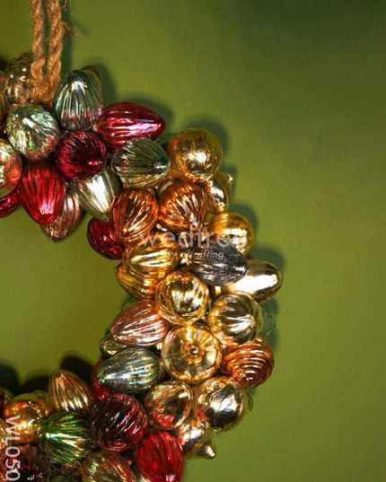 Christmas Ball Wreath - Wl0508 Glass Decor