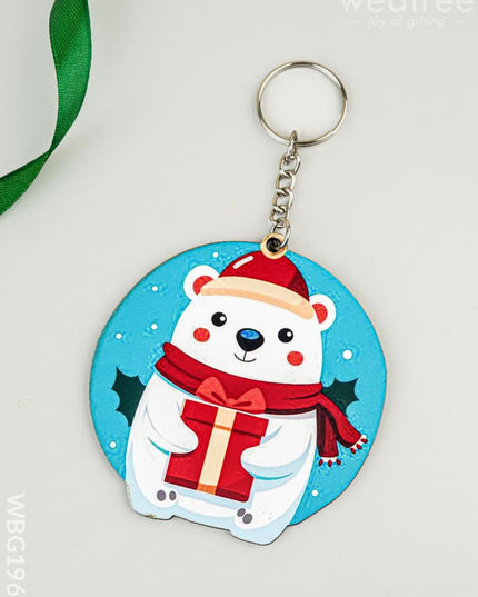 Christmas - Polar Bear Keychain - WBG1966 - Kids Return Gifts