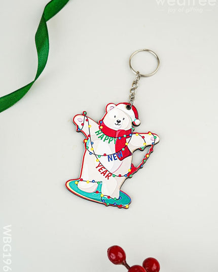 Christmas - Polar Bear Keychain - WBG1967 - Kids Return Gifts
