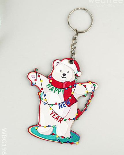 Christmas - Polar Bear Keychain - WBG1967 - Kids Return Gifts