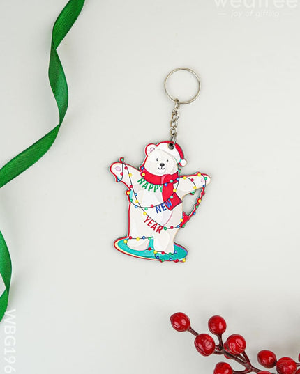 Christmas - Polar Bear Keychain - WBG1967 - Kids Return Gifts
