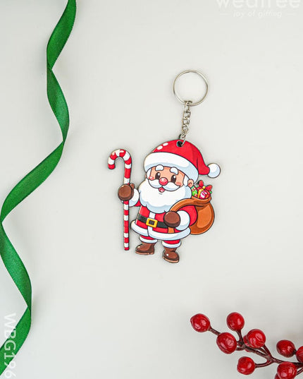 Christmas - Santa Claus Keychain - WBG1968 - Kids Return Gifts