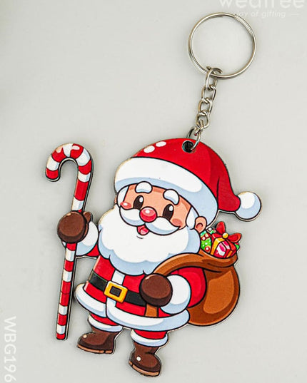 Christmas - Santa Claus Keychain - WBG1968 - Kids Return Gifts