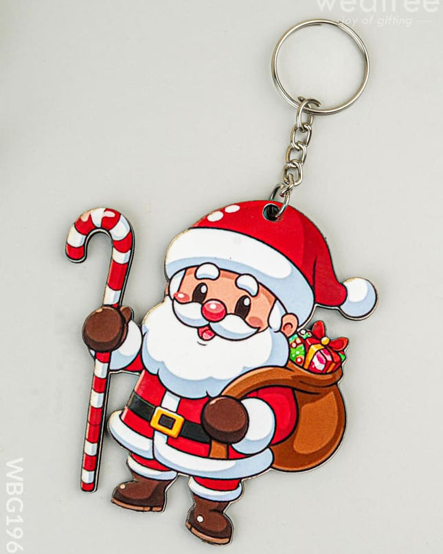 Christmas - Santa Claus Keychain - WBG1968 - Kids Return Gifts