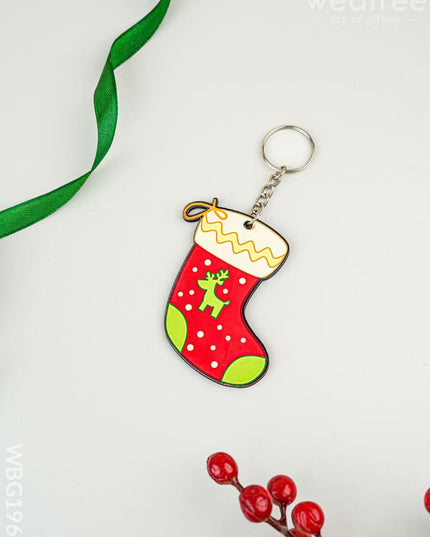 Christmas - Stocking Keychain - WBG1969 - Kids Return Gifts