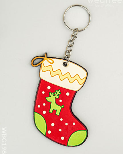 Christmas - Stocking Keychain - WBG1969 - Kids Return Gifts