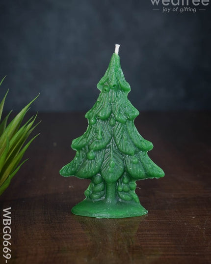 Christmas Tree Candle - Wbg0669 Rose Candles