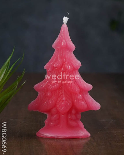 Christmas Tree Candle - Wbg0669 Rose Candles