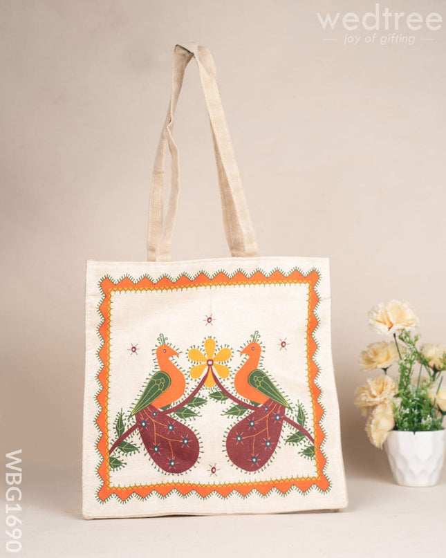 Jute Handbag - WBG1690 Jute Bags
