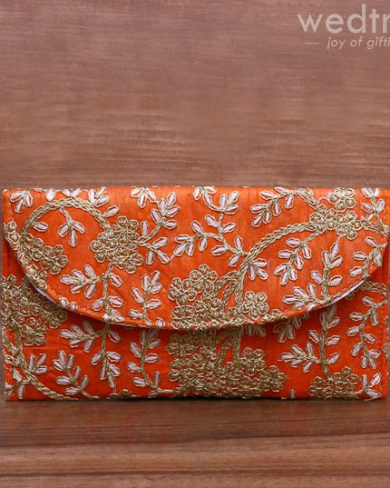 Clutch Purse With Embroidery - W4172 Clutches & Purses