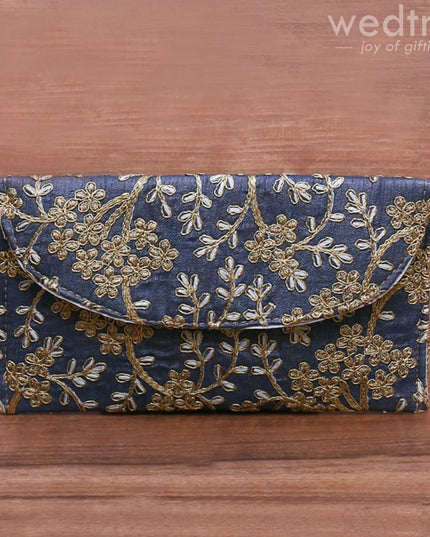 Clutch Purse With Embroidery - W4172 Clutches & Purses
