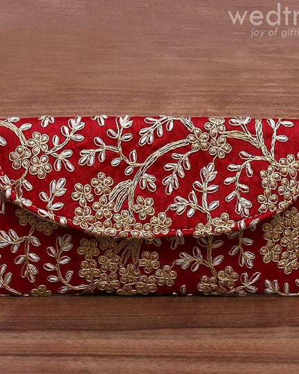 Clutch Purse With Embroidery - W4172 Clutches & Purses