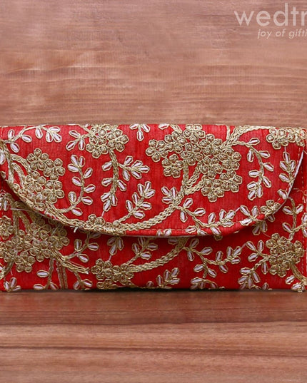 Clutch Purse With Embroidery - W4172 Clutches & Purses