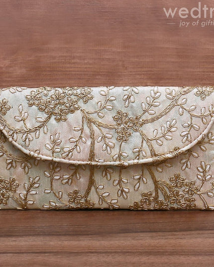 Clutch Purse With Embroidery - W4172 Clutches & Purses