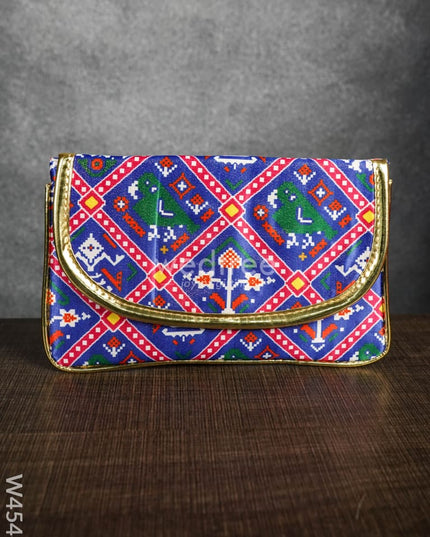 Clutch Purse With Mixed Digital Print - W4544 Clutches & Purses
