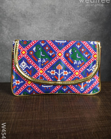 Clutch Purse With Mixed Digital Print - W4544 Clutches & Purses