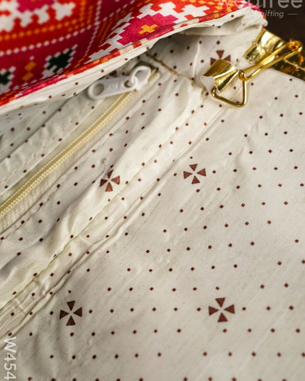 Clutch Purse With Mixed Digital Print - W4544 Clutches & Purses