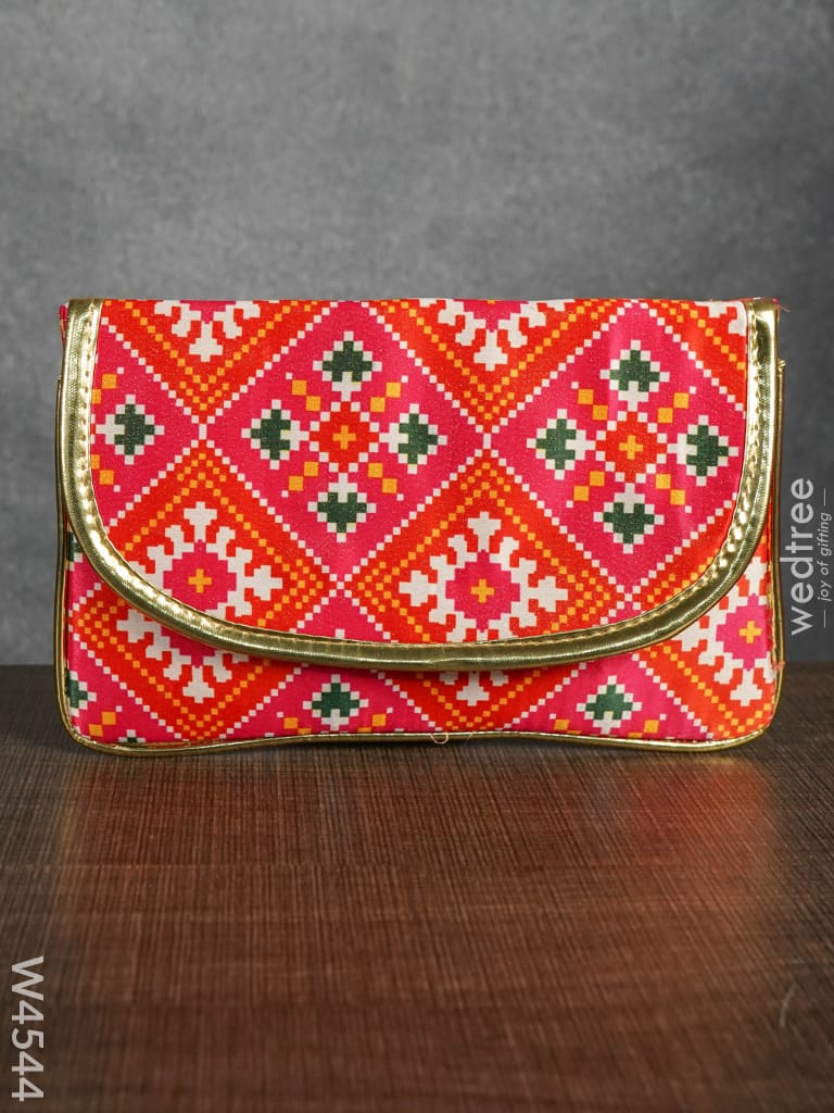 Clutch Purse With Mixed Digital Print - W4544 Clutches & Purses