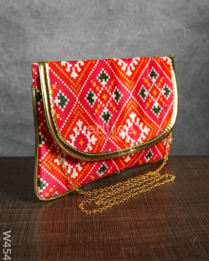 Clutch Purse With Mixed Digital Print - W4544 Clutches & Purses