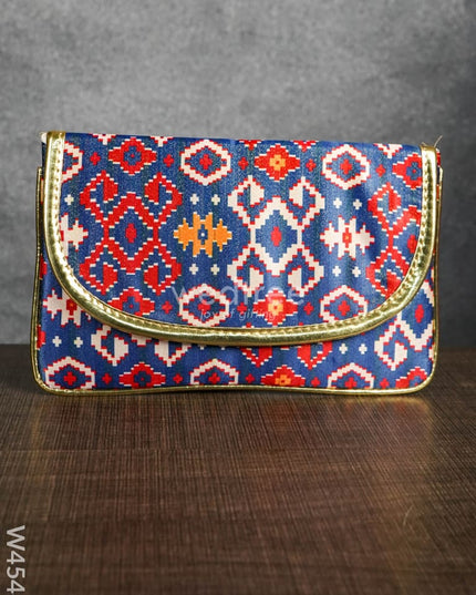 Clutch Purse With Mixed Digital Print - W4544 Clutches & Purses