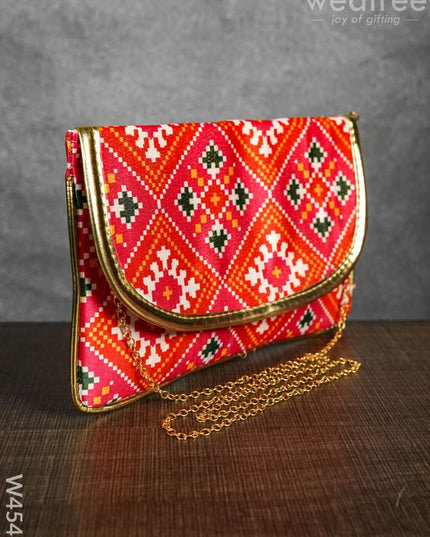 Clutch Purse With Mixed Digital Print - W4544 Clutches & Purses