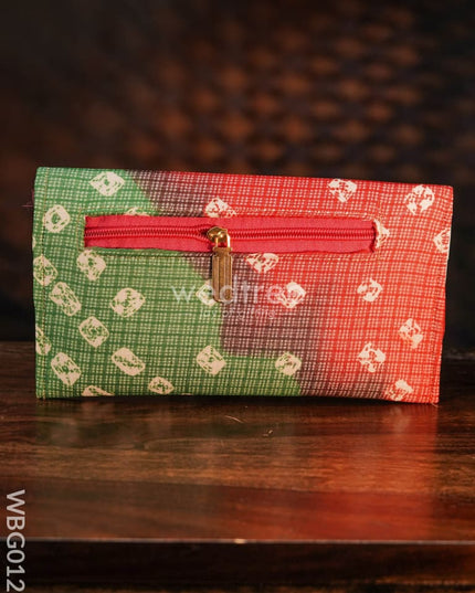 Clutch Purse With Multicolour And Multidesign Distress Print - Wbg0129 Clutches & Purses