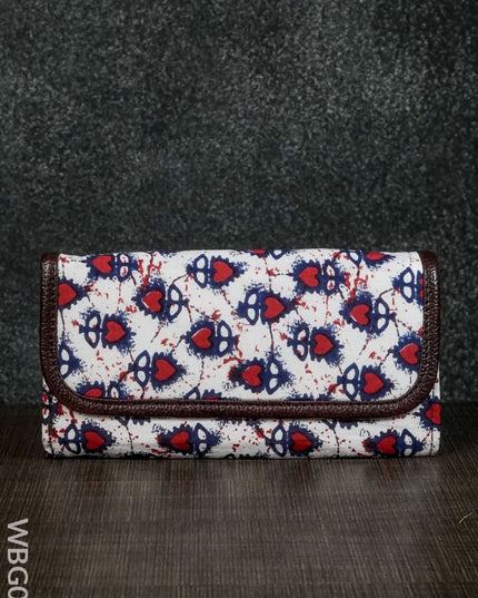 Clutch Purse With Multidesigned And Multicolored - (8In X 4In) Wbg0263 Clutches & Purses