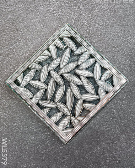 Coaster - Leaf Design - Silver - WL5579-1 - EPNS Gifts