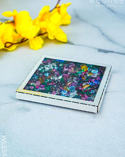 Coaster - Multicolor Glass Stone - WL5557 - EPNS Gifts