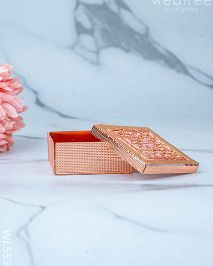 Coin Box with Lid - WL5539 - EPNS Gifts