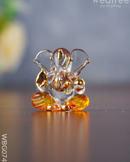 Colorful Glass Ganesha Idol - Wbg0744 Divine Figurines