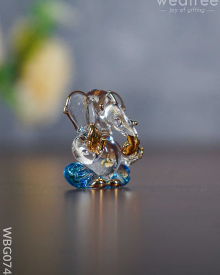 Colorful Glass Ganesha Idol - Wbg0744 Divine Figurines
