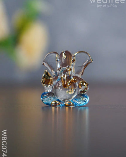 Colorful Glass Ganesha Idol - Wbg0744 Divine Figurines