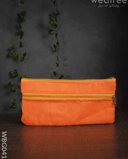 Colourful Floral Embroidery Purse With Zipper - Wbg0419 Clutches & Purses