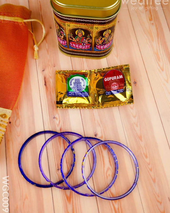 Combo - Ashtalakshmi Tin Bangles with String Bag - WGC0093 - Return Gift Combos