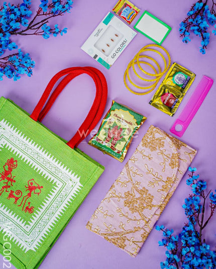 Combo - Jute Bag & Clutch Purse Wgc0021 Return Gift Combos