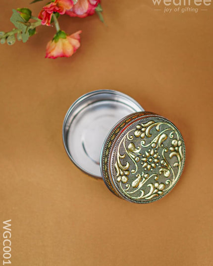 Combo - Poori Box With Plate In Jute Bag Wgc0013 Return Gift Combos