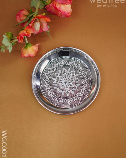Combo - Poori Box With Plate In Jute Bag Wgc0013 Return Gift Combos