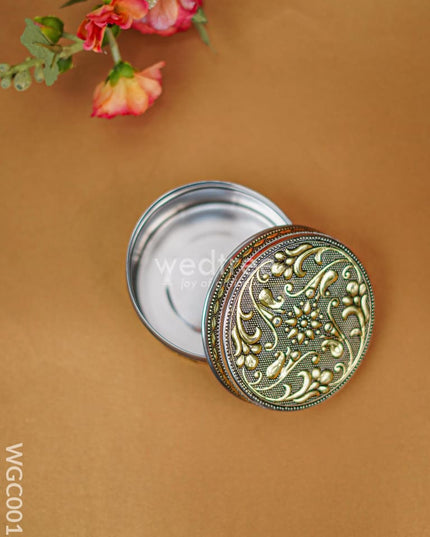Combo - Poori Box With Plate In Jute Bag Wgc0013 Return Gift Combos