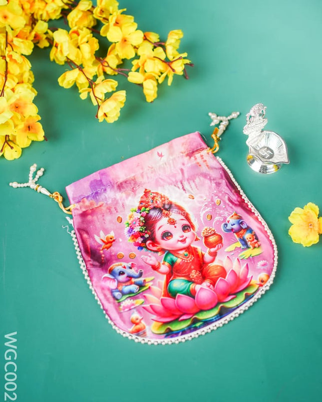 Combo - Potli Bag & Diya Wgc0028 Return Gift Combos